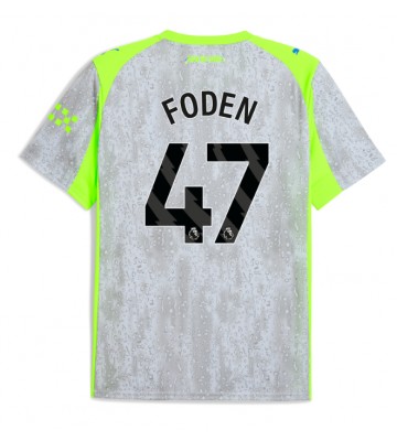 Manchester City Phil Foden #47 Tredjetrøje 2025-26 Kortærmet